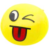  Mekana lopta Smiley Emoji 9 cm - žuta | shoptok.hr