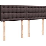  Krevet s oprugama i madracem tamnosmeđi 140x200 cm tkanina | shoptok.hr