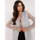 Och Bella Vest-TW-KZ-2114.09P-light gray | shoptok.hr