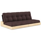 Karup Design Temno rjava raztegljiva sedežna garnitura 196 cm Base – Cene