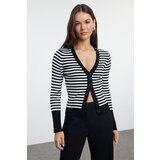 Trendyol Black Striped Knitwear Cardigan | ePonuda.com