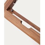 Kave Home Za dvije osobe podesiva vrtna ležaljka od masivnog drveta u prirodnoj boji Turqueta – | shoptok.hr