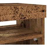 vidaXL TV ormarić LED boja staro drvo 80x35x40 cm konstruirano drvo | shoptok.hr