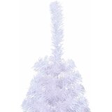 Umjetna polovica božićnog drvca sa stalkom bijela 150 cm PVC | Eponuda.com