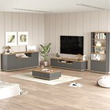 Hanah home FR19-AA atlantic pineanthracite living room furniture set Cene