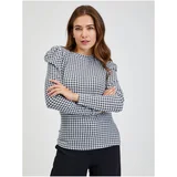 Orsay Black and white women's patterned T-shirt - Women