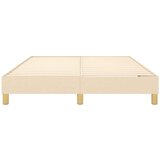  Za krevet s oprugama krem 140 x 190 cm od tkanine | shoptok.hr