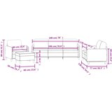  4-dijelni set sofa tamnozeleni baršunasti | shoptok.hr