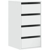  Kutna komoda s ladicama bijela 40x41x76cm od konstruiranog drva | shoptok.hr