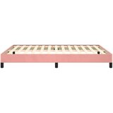  Okvir za krevet ružičasti 140 x 190 cm baršunasti | shoptok.hr