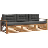  Set vanjskih sofa 3 kom. Prirodna i antracit | shoptok.hr