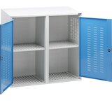 eurokraft pro Omara za plinske jeklenke, 2 vrat, višina zadaj 1600 mm, spredaj 1500 mm | Shoptok.si