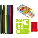  Sklopiva ploča u kovčegu, dvostrana 2-u-1 - crvena/plava | shoptok.hr