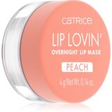 Catrice Lip Lovin' vlažilna maska za ustnice za noč odtenek 030 Feelin' Peachy 4 g | Shoptok.si