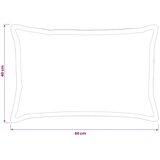  Jastuk s jastukom HOUTEN 2 kom. Tamnosiva Baršun - Tamnosiva 40 x 60 cm 2 | shoptok.hr