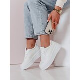 DStreet Sneakersy damskie na platformie WALK ME UP białe | shoptok.hr