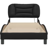  Okvir kreveta s LED-om bez madraca Hvar crni 90 x 190 cm | shoptok.hr