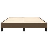  Okvir za krevet s oprugom tamnosmeđi 140 x 190 cm od tkanine | shoptok.hr