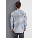 Dewberry G618 LINEN SHIRT-BLUE-NAVY BLUE | Eponuda.ba