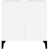 Ormarić za umivaonik bijeli 58 x 33 x 60 cm konstruirano drvo | shoptok.hr