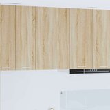 vidaXL Viseča omarica Riga Sonoma hrast in bela 50 x 31 x 80 cm | Shoptok.si