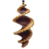  Drvena spirala za vjetar 100 cm | shoptok.hr