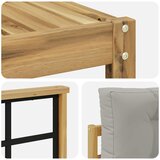  Set vanjskih sofa 7 kom. Bijela i svjetlosiva | shoptok.hr
