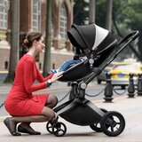 Hot Mom KOLICA DARK GREY 2U1 (sportsko sediste+korpa) F22D.GREY dečija kolica | ePonuda.com