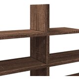 vidaXL Zidna polica boja hrasta 124,5x18x60,5 cm konstruirano drvo | shoptok.hr