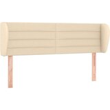 vidaXL Uzglavlje s ušima krem 147x23x78/88 cm od tkanine | shoptok.hr