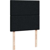  Otomanski okvir kreveta s madraca crni 90x190cm od tkanine | shoptok.hr