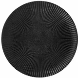 Bloomingville crni tanjur od kamenine Neri, ø 18 cm
