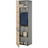 MID.YOU garderobna omara antracit, barve hrasta | Shoptok.si