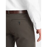 Ombre Classic men's softly textured chino pants - khaki | shoptok.hr