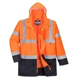 Jakna visoke vidljivosti S766 Essential 5u1 Hi-Vis/ narandžasta/plava