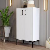 Hanah home Prag - White White Shoe Cabinet