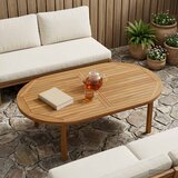  Gornji dio stola Ovalni Čvrsto teak drvo Prirodna | shoptok.hr
