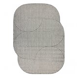 RugsX ORGANIC 1835 sisal preproga Geometric ecru / siva – naravna, moderna nepravilna oblika 133x190 cm, (5000176927) | Shoptok.si