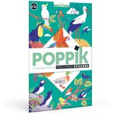 Poppik Edukativni poster s nalepnicama Otkrića Ptice 6-12 | Eponuda.com
