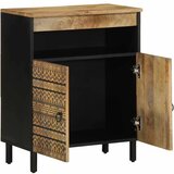 vidaXL Komoda 60x33,5x75 cm trden robusten mangov les in kovina | Shoptok.si