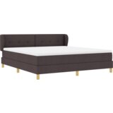  Kutna krevetska podloga s madracem u tamnosmeđoj boji 180x200 cm tkanina | shoptok.hr