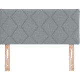 vidaXL Naslon za glavu s dizajnom dijamantnih blokova svjetlosiva 90 cm tkanina | shoptok.hr