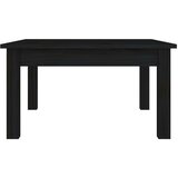  Klubska mizica črna 55x55x30 cm trdna borovina, (20778073) | Shoptok.si