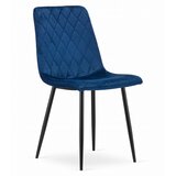  Stolica TURIN - tamnoplavi baršun | shoptok.hr