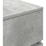 vidaXL Noćni ormarić beton sivi 39x35x65 cm konstruirano drvo | shoptok.hr