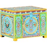 vidaXL Ručno obojena kutija za pohranu 50x40x40 cm masivno drvo manga | shoptok.hr