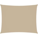 vidaXL Senčno jadro oksford blago pravokotno 6x8 m bež | Shoptok.si