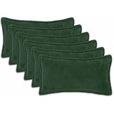  Presvlaka za jastuk 6 kom. HOUTEN Tamnozelena 40 x 80 cm Bouclé - Tamnozelena 40 x 80 cm 6 | shoptok.hr