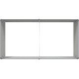  Sadilica Antracit 195 x 100 x 45 cm Cinkani čelik | shoptok.hr