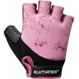 Klimatex SAGA Ženske biciklističke rukavice, ružičasta, veličina